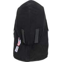 Doublure matelass&eacute;e ignifug&eacute;e Pioneer 766A pour casque de s&eacute;curit&eacute; avec embout buccal amovible, Noir/Gris, Coton/FR-Tech/Modacrylique/Nylon D. Morneault & Fils