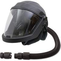 DEFENDER Supplied Air Respirator Shield & Helmet with No Flow Valve, Universal, Facepiece D. Morneault & Fils