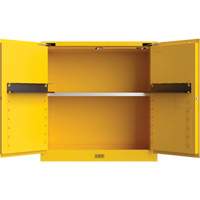 Utili-Guard+ Flammable Safety Cabinet, 30 gal., 1 Door, 43" W x 44" H x 22" D D. Morneault & Fils