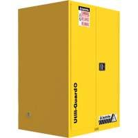 Utili-Guard+ Flammable Safety Cabinet, 45 gal., 2 Door, 43" W x 65" H x 22" D D. Morneault & Fils