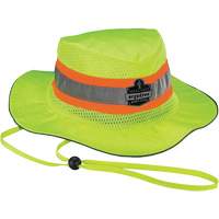 Chapeau de soleil de garde forestier de refroidissement en microfibre Chill-Its 8935MF , petite/moyenne, Lime haute visibilit&eacute; D. Morneault & Fils