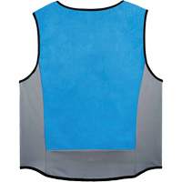 Veste de refroidissement &eacute;vaporatif Chill-Its 6667 avec fermeture &agrave; glissi&egrave;re, Moyen, Bleu D. Morneault & Fils
