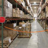 Magnetic Chain Barrier Warehouse Kit, Orange D. Morneault & Fils