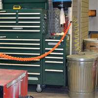 Magnetic Chain Barrier Warehouse Kit, Orange D. Morneault & Fils