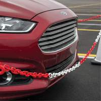 Bicolour Plastic Barrier Chain, Green/White D. Morneault & Fils