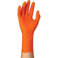 TOUCHNTUFF 93-800 Disposable Gloves, 6.5/7, Latex/Neoprene/Nitrile, 23.6-mil, Powder-Free, Orange D. Morneault & Fils