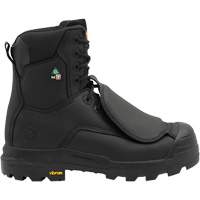 Bottes de travail Vulcan avec protecteur m&eacute;tatarsien &agrave; l'ext&eacute;rieur, Cuir, Taille 5, Imperm&eacute;able D. Morneault & Fils