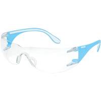 Lunettes de s&eacute;curit&eacute; bleu/blanc Adapt Lite, Lentille Transparent, Antibu&eacute;e/Anti-&eacute;gratignures, ANSI Z87+/R&eacute;pond ou surpasse la norme CSA Z94.3 D. Morneault & Fils