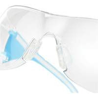 Lunettes de s&eacute;curit&eacute; bleu/blanc Adapt Lite, Lentille Transparent, Antibu&eacute;e/Anti-&eacute;gratignures, ANSI Z87+/R&eacute;pond ou surpasse la norme CSA Z94.3 D. Morneault & Fils