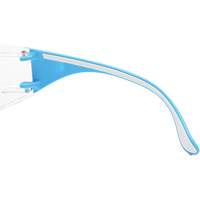 Lunettes de s&eacute;curit&eacute; bleu/blanc Adapt Lite, Lentille Transparent, Antibu&eacute;e/Anti-&eacute;gratignures, ANSI Z87+/R&eacute;pond ou surpasse la norme CSA Z94.3 D. Morneault & Fils