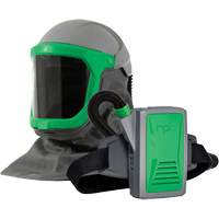 Z-Link Powered Air Respirator with Zytec FR Shoulder Cape, Facepiece Respirator/Welding Helmet D. Morneault & Fils