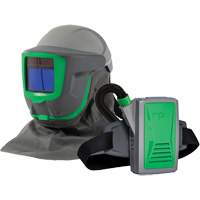 Z-Link+ PAPR System with Shoulder Cape & Visor, Facepiece Respirator/Welding Helmet D. Morneault & Fils