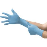 MICROFLEX 92-134 Versatility Disposable Gloves, 5.5/6/X-Small, Nitrile, 2.76-mil/3.94-mil, Powder-Free, Blue, Class 2 D. Morneault & Fils