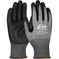Gants r&eacute;sistant &agrave; la coupe G-Tek avec capacit&eacute; pour &eacute;cran tactile, Taille Petit, Calibre 18, Rev&ecirc;tement Mousse de nitrile, Enveloppe en PolyKor, ASTM ANSI niveau A4/EN 388 niveau D D. Morneault & Fils