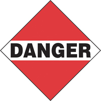 Danger Mixed Load TDG Placard, Adhesive Vinyl D. Morneault & Fils