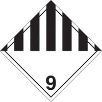 Miscellaneous Danger TDG Placard, Adhesive Vinyl D. Morneault & Fils