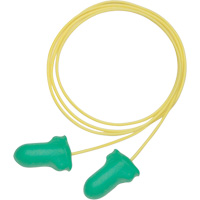 Bouchons d'oreilles en mousse &agrave; basse pression Maximum Lite de Howard Leight, Paire - Sac en poly, Avec cordon D. Morneault & Fils