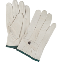 Gants de cordeur d'usage standard, Moyen, Paume Cuir fleur de vache D. Morneault & Fils