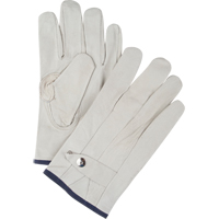 Gants de cordeur d'usage standard, T-Grand, Paume Cuir fleur de vache D. Morneault & Fils