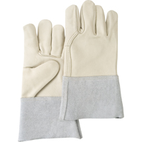 Gants de travail d'usage standard, Grand, Paume en Cuir fleur de vache D. Morneault & Fils