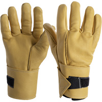 Gants antivibrations Air Glove, Taille T-petit, Paume Cuir fleur D. Morneault & Fils