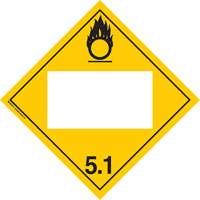 Plaque-&eacute;tiquette TMD oxidant, Vinyle adh&eacute;sif D. Morneault & Fils