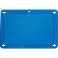 &eacute;tiquette vierge pour vanne, Plastique, 4-3/4" la x 3-1/4" h D. Morneault & Fils