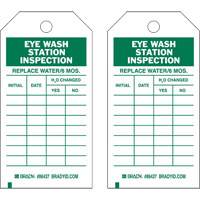 Inspection Record Tags, Polyester, 4" W x 7" H, English D. Morneault & Fils