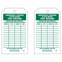 Test Record Inspection Tags, Paper, 4" W x 7" H, English D. Morneault & Fils