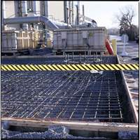 Ruban pour barricade, Anglais, 3" la x 200' lo, 3 mils, Noir sur jaune D. Morneault & Fils