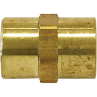 RACCORD FEMELLE HEXAGONAL(F)NPT1/8"(F)1/8"LAITON, Laiton D. Morneault & Fils