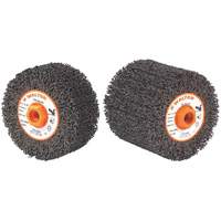 Tambour de finition FX, 4-1/4" dia. x 2" la, 5/8"-11 Arbre, Grain Cors&eacute; D. Morneault & Fils