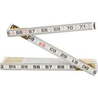 Red End&reg; Two Way&reg; Rule, 6' L, Wood, 1/16" Graduations D. Morneault & Fils
