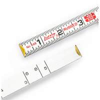 Red End&reg; Masonry Rule, 6' L, Wood, 1/16" Graduations D. Morneault & Fils