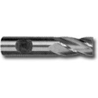 Weldon Shank End Mill, 7/32" Dia., 4 Flutes, High Speed Steel D. Morneault & Fils