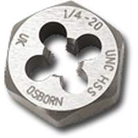Hexagonal Rethreading Die, High Speed Steel D. Morneault & Fils