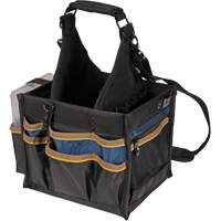 Large Electrical & Maintenance Tool Carrier, Polyester, 23 Pockets, Black D. Morneault & Fils