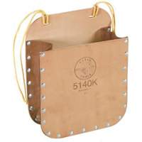 Sac d'outils avec sangle, Cuir, 1 pochettes, Brun D. Morneault & Fils