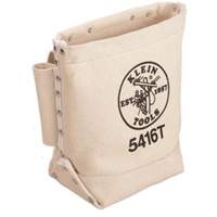 Bull-Pin & Bolt Tool Bag with Tunnel Loop, Tool Holder, Canvas, 3 Pockets D. Morneault & Fils