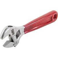Adjustable Wrench, 4-1/2" L, 1/2" Max Width, Chrome/Polished D. Morneault & Fils