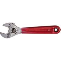 Adjustable Wrench, 4-1/2" L, 1/2" Max Width, Chrome/Polished D. Morneault & Fils