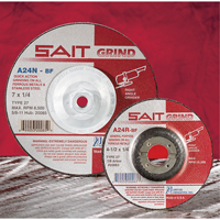 A24N Fast Grinding Wheel, 6" x 1/4", 7/8" Arbor, Aluminum Oxide, Type 27 D. Morneault & Fils