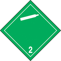 TDG Shipping Labels, Class 2.2, Non-Flammable & Non-Toxic Gases, Paper D. Morneault & Fils