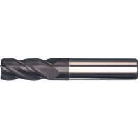 Unequal Helix End Mill, 1/2" Dia., 3" L, 4 Flutes, 1/2" Shank, Carbide D. Morneault & Fils