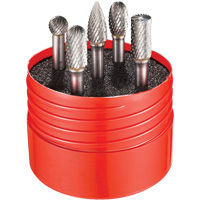 Double Cut Rotary Burr Set, 5 Pieces D. Morneault & Fils