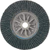 Long Life C-Trim Flap Disc, 4-1/2" x 5/8"-11, Type 27, 40 Grit, Zirconia Alumina D. Morneault & Fils