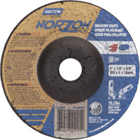 NorZon Plus SGZ Grinding Wheel, 4" x 1/8", 5/8" Arbor, Ceramic Alumina, Type 27 D. Morneault & Fils
