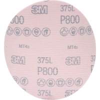 Hookit 375L Film Disc, 6" Dia., P800 Grit, Aluminum Oxide D. Morneault & Fils