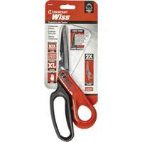 Cisailles robustes &agrave; rev&ecirc;tement en titane pour ouvriers professionnels, 10", Poign&eacute;e Anneaux D. Morneault & Fils