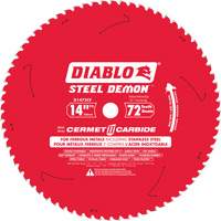 Steel Demon Cermet II Circular Saw Blade, 14", 72 Teeth, Metal Use D. Morneault & Fils